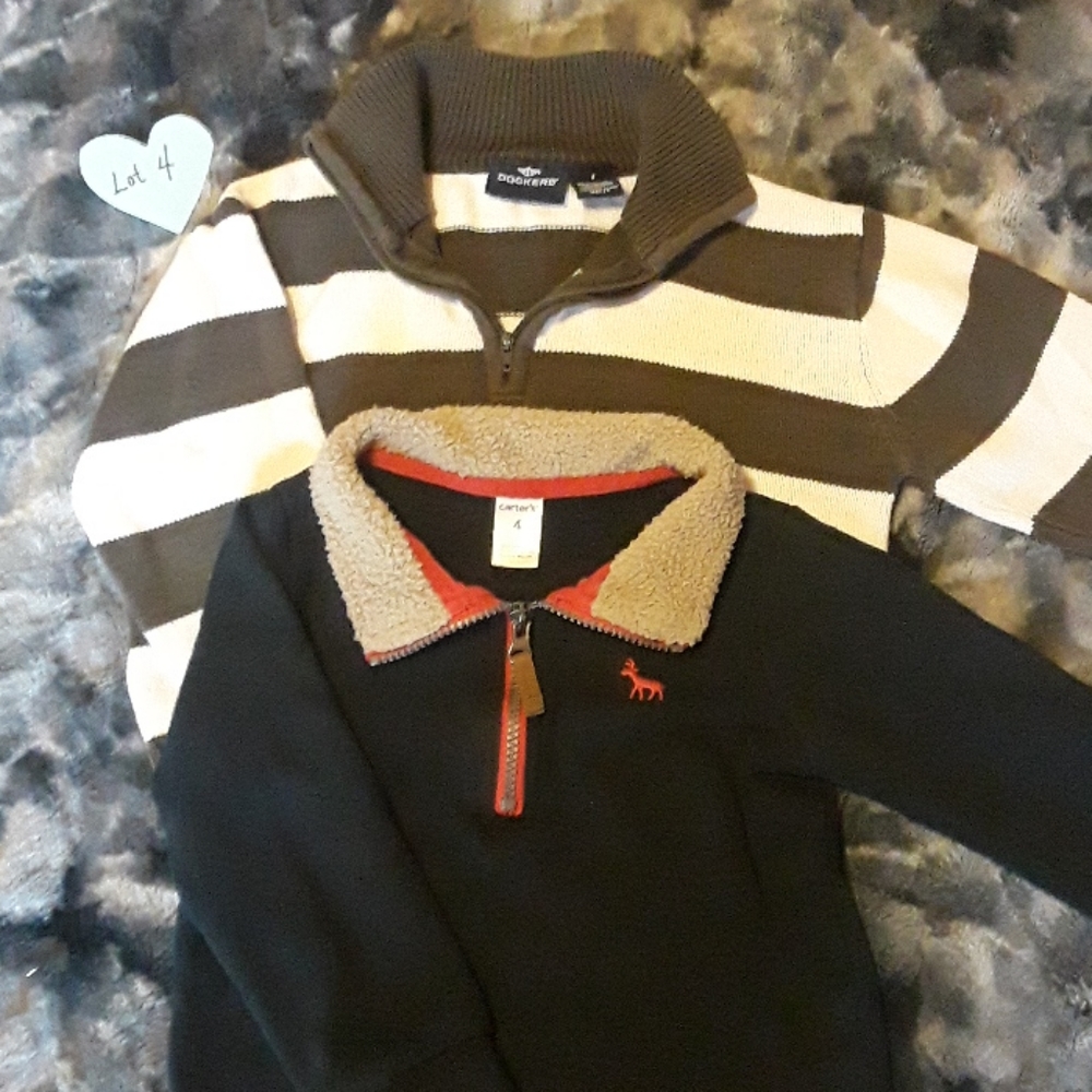 Collared jackets sweaters